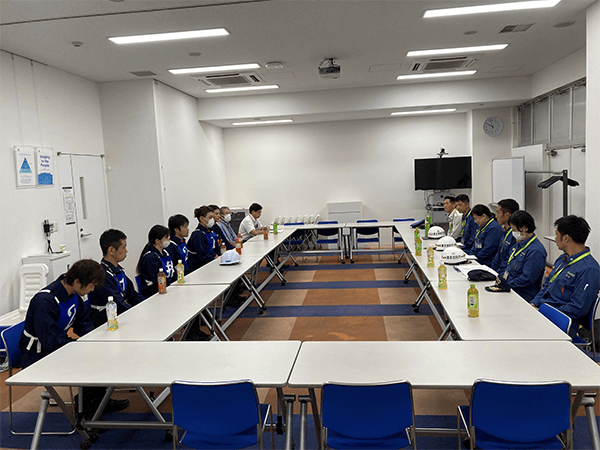 火災発生現場到着!